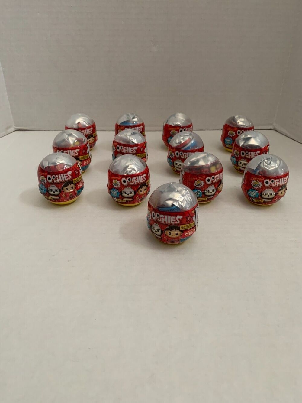 Ooshies Ryans World Lot Of 13 Pencil Toppers Brand New Sealed